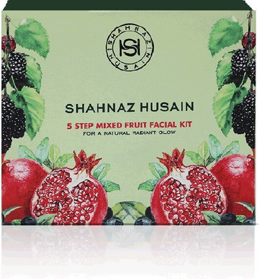 Shahnaz Husain 5 Step Mixed Fruit Facial Kit | Natural Radiant Glow |(50 g)