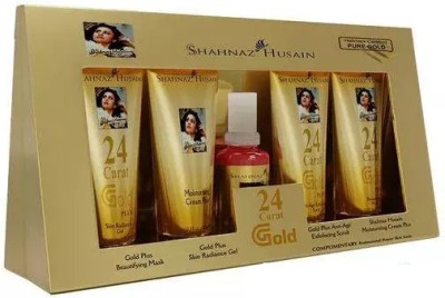 Shahnaz Husain professional 24 carat gold facial kit pack of 1(55 ml)