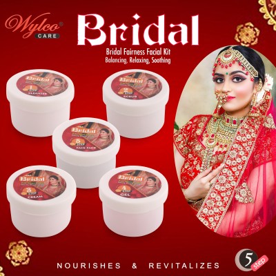 Wylco WOmen Bridal Wine Facial Kit (350 g)(5 x 70 g)