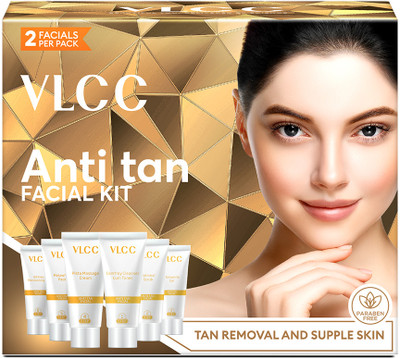 VLCC Anti Tan Facial Kit For Tan Removal, Hydration & Skin Lightening(60 g)