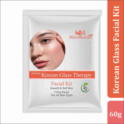 MISSMONIKS Korean Glass Therapy Facial Kit For Multi-Level Skin Hydration And Rejuvenation(60 g)