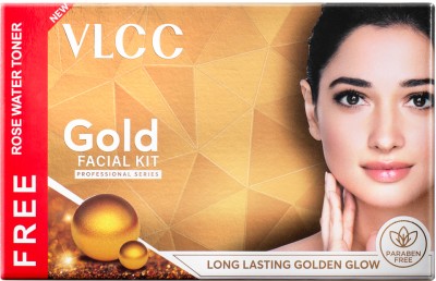 VLCC Gold Facial Kit with FREE Rose Water Toner - 100 ml(250 g)