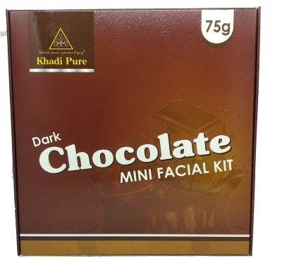 Khadi Pure Gramodyog Dark Chocolate Mini Facial kit - Pack Of 1(75 g)