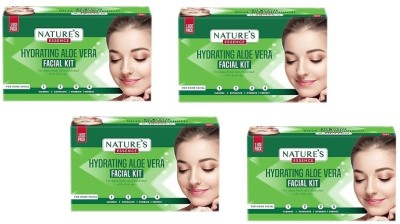 Nature's ESSENCE Gel Aloe Vera Facial Kit (Single Use), 20G(4 x 5 g)