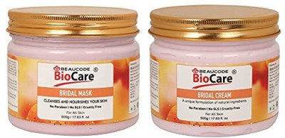 BEAUCODE BioCare Bridal Facial kit Cream-Mask 500ml(2 Set)(2 x 250 ml)