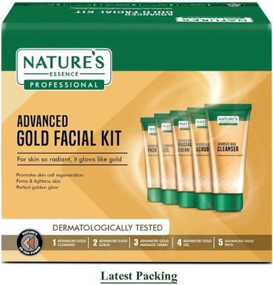 Nature's Essence Glowing Gold Facial Kit (500gm)(500 g)