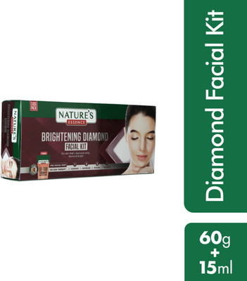 Nature's Essence Brightening Diamond Facial Kit 60gm+15ml(5 x 15 ml)