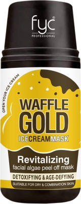 FYC PROFESSIONAL ICE CREAM MASK for DETOXIFYING & AGE-DEFYING (WAFFLE GOLD)(8 x 20 ml)