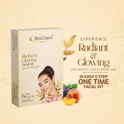BioClairx RADIANT AND GLOWING FACIAL KIT(6 x 10 g)