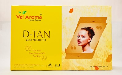 vel aroma D-TAN Facial Kit (5 in 1) Spa Facial Kit (650 Grams)(650 g)