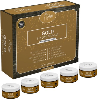 Blu lady Gold 5 in 1Facial Kit(5 x 55 g)