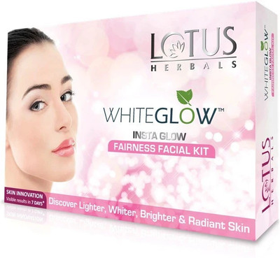 LOTUS Herbals Whiteglow Insta Glow Fairness Facial kit- 160g(160 g)