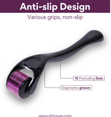 Shinzura Premium 540 Titanium Microneedle Derma Roller – Anti-Aging, Hair Growth(100 g)