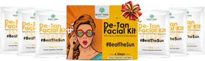 BODY VEDA De-Tan Facial Kit With Clove, Camphor & Eucalyptus Oil(55 g)