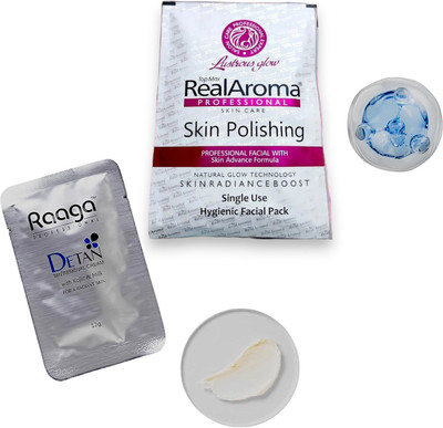 TOPMAX real aroma professional skin polishing single use facial and dtan pouch single(84 g)