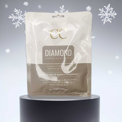 facejewel Diamond Exceptional Glow & Shine 6 Step Facial Pouch(53 g)