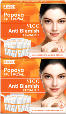 VLCC Papaya Fruit Single Facial Kit(2 x 60 g)