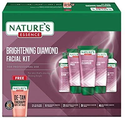 Nature's Essence Advanced Brightening Diamond Facial Kit, 280gm(280 g)