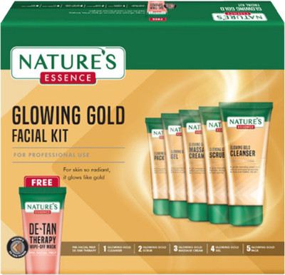 Nature's Essence Advanced Glowing Gold Facial kit 250G(250 g)