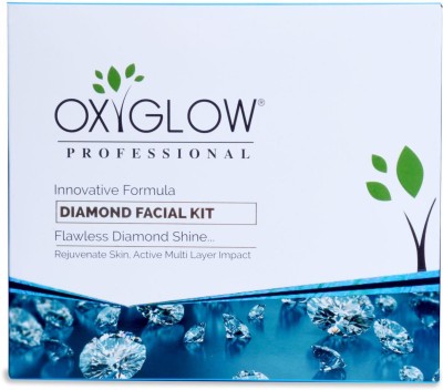 OXYGLOW Herbals Diamond Facial Kit 260 gm (Pack of 1) Enrich with Jojoba Oil(260 g)
