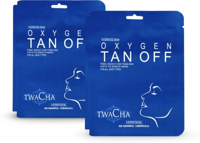 TWACHA OXYGEN TAN OFF for Radiant & Even toned skin , Pack of 2 ,(6 x 17.67 g)