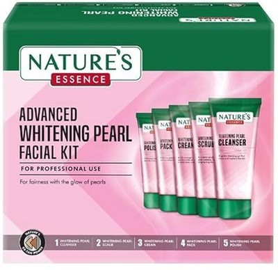 Nature's Essence Advanced Whitening Pearl Facial Kit(5 x 50 g)