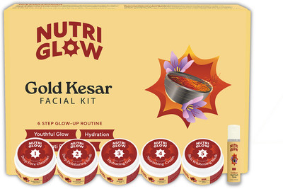 NutriGlow Gold Keshar Facial Kit Instant Radian Shine & Youthful Glow(250 g)