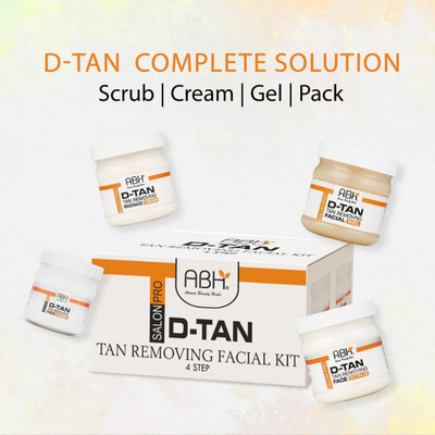 ABH De-Tan Facial Kit Complete Tan Removing(4 x 200 ml)
