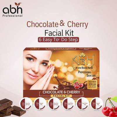ABH Chocolate Cherry Facial Kit 6 Step Professional Skin Care with Glow(319 ml)