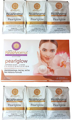 TOPMAX PEARLGLOW LUMINOUS GLOW & SHINE FACIAL 6 HYGENIC FACIAL IN 1 PACK(400 g)