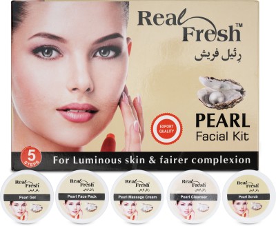 real fresh Pearl facial kit for luminous skin and fairer complexion(260 g)