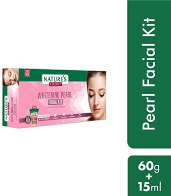 Nature's Essence Whitening Pearl Facial Kit 60gm+15ml(5 x 15 ml)