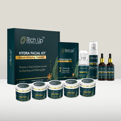 Richup Professional Hydra Facial Kit Instant Whitening Treatment for Hydration,Whitening & Glow(860 g)