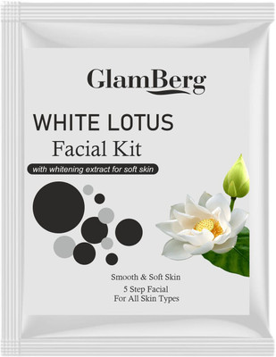 Glamberg Professional White Lotus Facial Kit with hydra technology(60 g)
