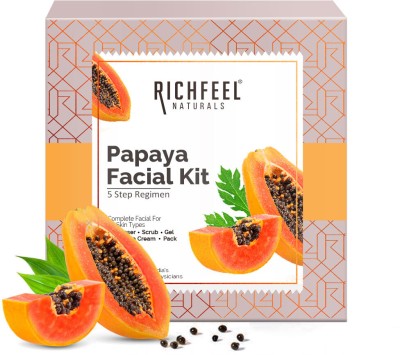 RICHFEEL Papaya Facial kit 5X6 gm(30 g)