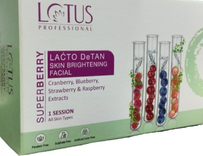 Lotus Professional Superberry Lacto Detan Skin Brightening Facial Kit 50g(50 g)