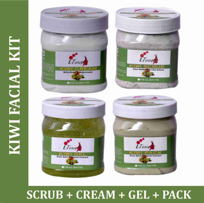 I TOUCH Herbal Kiwi Facial Kit 2000 ml(4 x 500 ml)