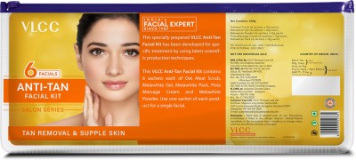 VLCC Anti-Tan Facial Kit(Salon Series)(5 x 50 g)