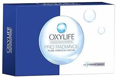 Oxylife Salon Professional Pro Radiance Pure Oxygen Facial 50 Gm help Fatigued Skin(50 g)