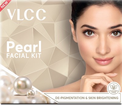 VLCC Pearl Single Facial Kit - Removes Dead Skin Cells & Blackheads(60 g)