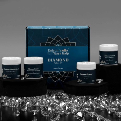 Kulsum's Kaya Kalp Diamond Facial Kit(4 x 45 g)