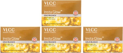 VLCC AJMA insta glow gold bleach 60 gm (pack of 4)(4 x 90 g)