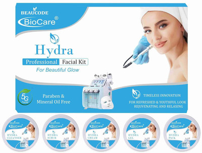 SEPHEA Hydra Facial Kit For Bridal Makeup And Ultra Glow Treatments 600GM(5 x 120 g)