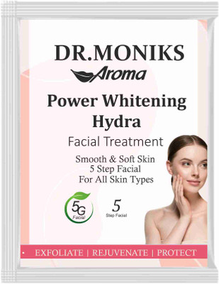 DR.MONIKS power whitening hydra facial kit (60 ml)(60 g)