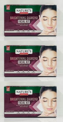 Nature's Essence Brightening Diamond 4 Step Facial KIt(3 x 6.67 g)