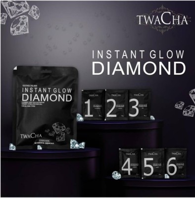 TWACHA 6 step diamond facial kit 50gm single use(50 g)