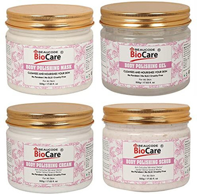 BEAUCODE BioCare Body Polish Facial kit Scrub-Cream-Gel-Mask(4 x 125 ml)