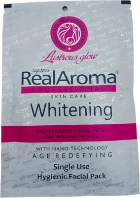 Topmax real aroma REAL AROMA WHITENING KIT SINGLE USE 6 STEP FACIAL(72 g)