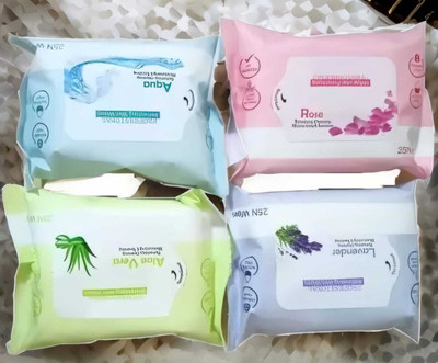 Elecsera Refreshing Face Wet Wipes(25 Tissues)