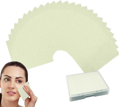 maycreate 300Pcs Face Blotting Paper for Oily Skin, Natural Linen Bloating Papers for Oily(300 Tissues)